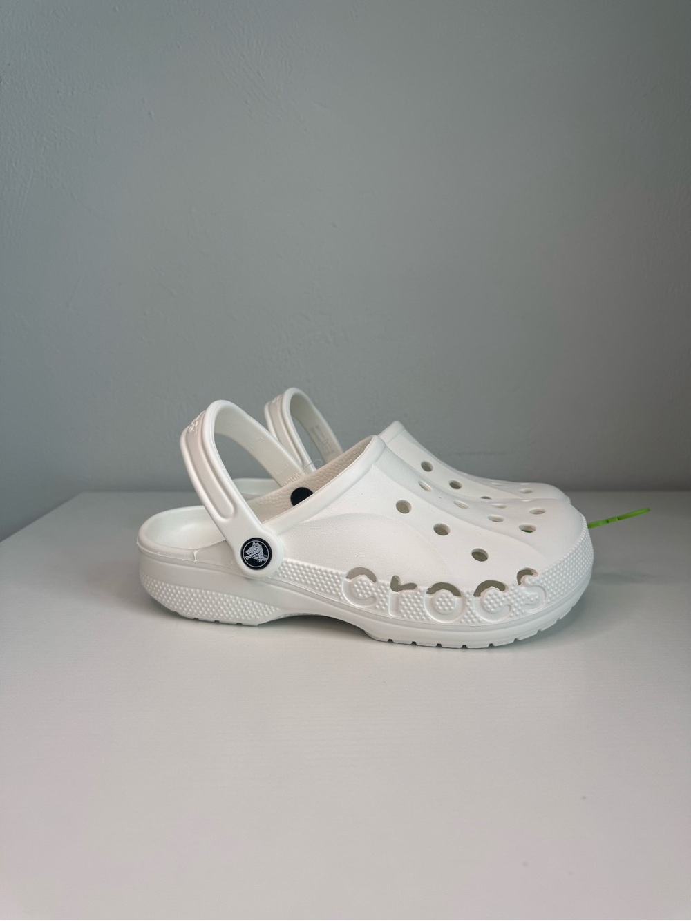 Crocs Baya Clogs White Unisex Slip On Sandals Size M6 W8 New